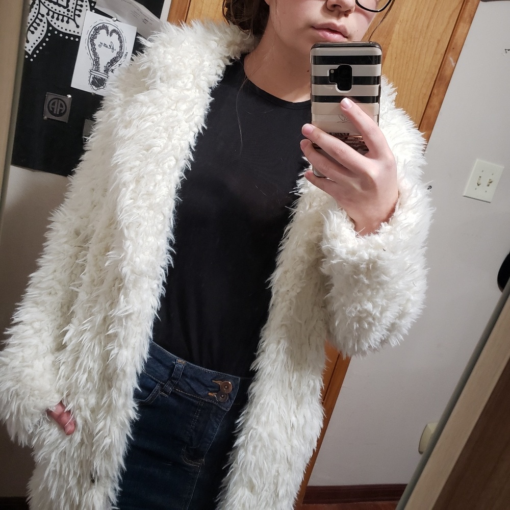 Joe Boxer fux fur jacket.